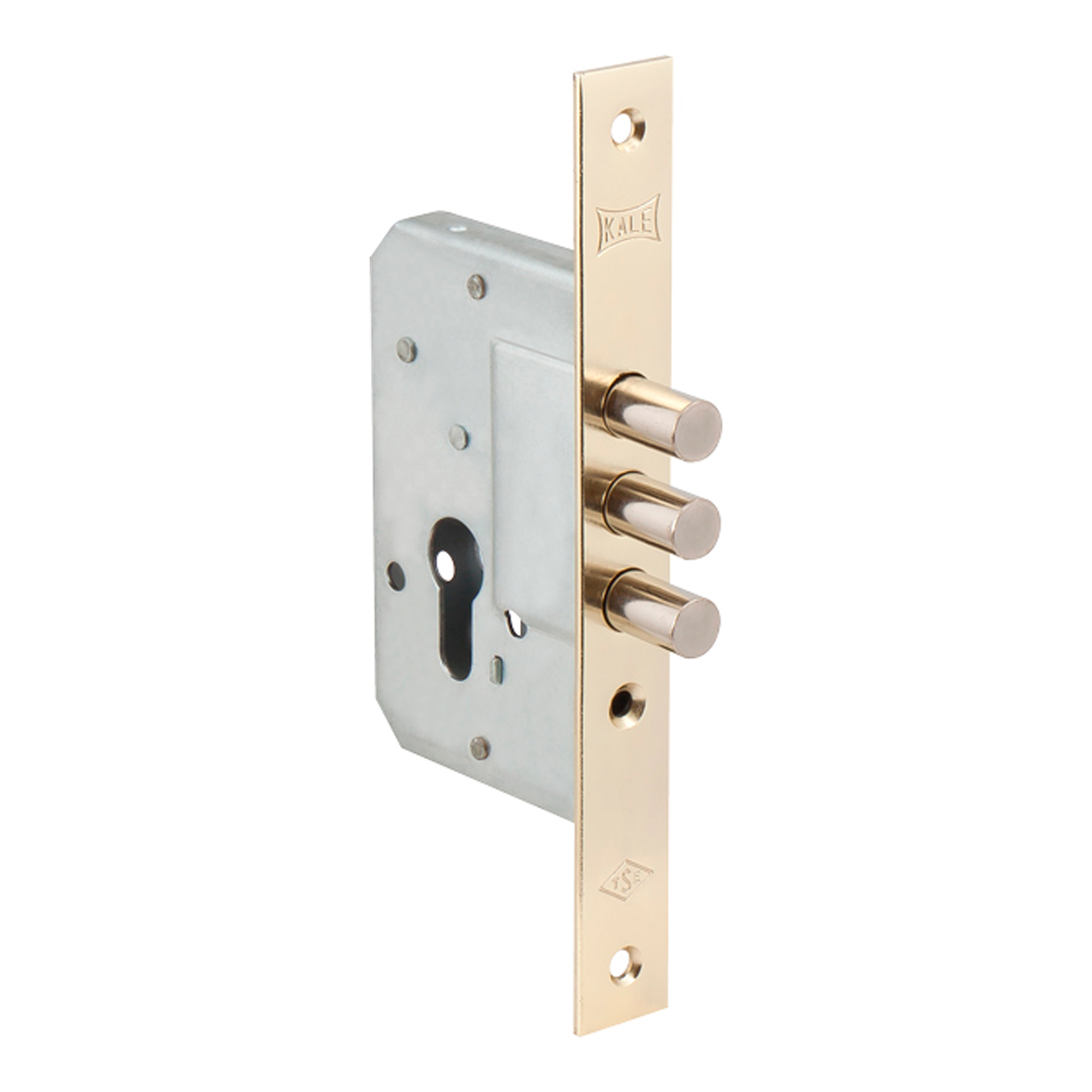 Корпус Kale kilit (Кале килит) врезного замка 189/3M (45 mm) w/b (латунь)