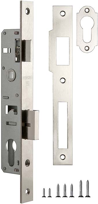 Корпус Fuaro (Фуаро) узкопрофильного замка с защелкой PROF153-20/85 (153-20/85) CP хром
