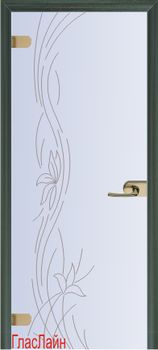 Белая стеклянная дверь Стеклянная дверь GlasLine GL-10