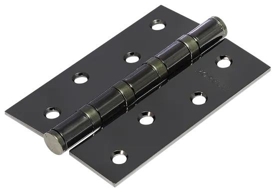 Петля карточная стальная MS 100X70X2.5-4BB BN универсальная, врезная на круглой оси, цвет черный никель