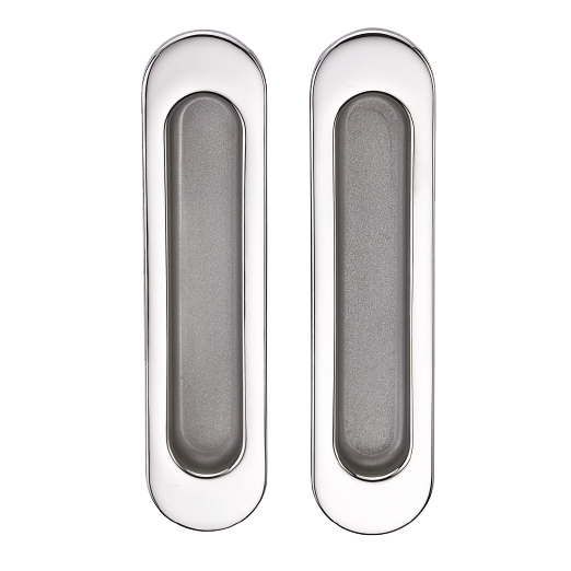 Изделие Ручка для раздвижных дверей SILLUR A-K05-V0 P.CHROME/S.CHROME