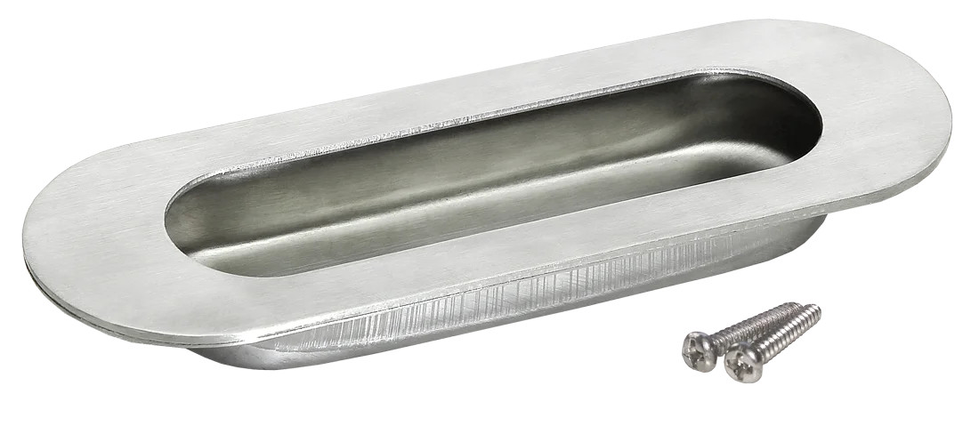 Ручка для раздвижных дверей MHS120 SS, цвет матовая сталь, ЦАМ