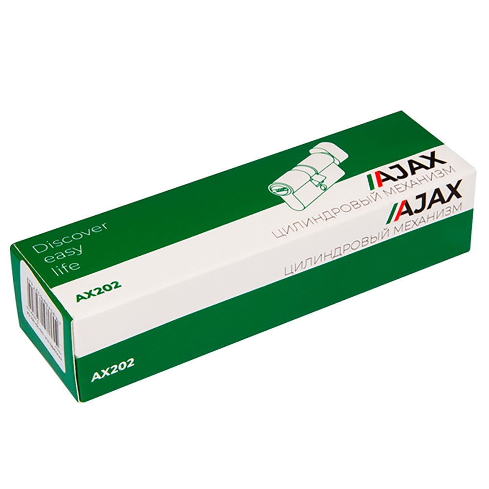 Цилиндровый Ajax (Аякс) механизм (AX200/100) AX2000Key100 mm (45+10+45) CP хром 5 кл. - Вид 3
