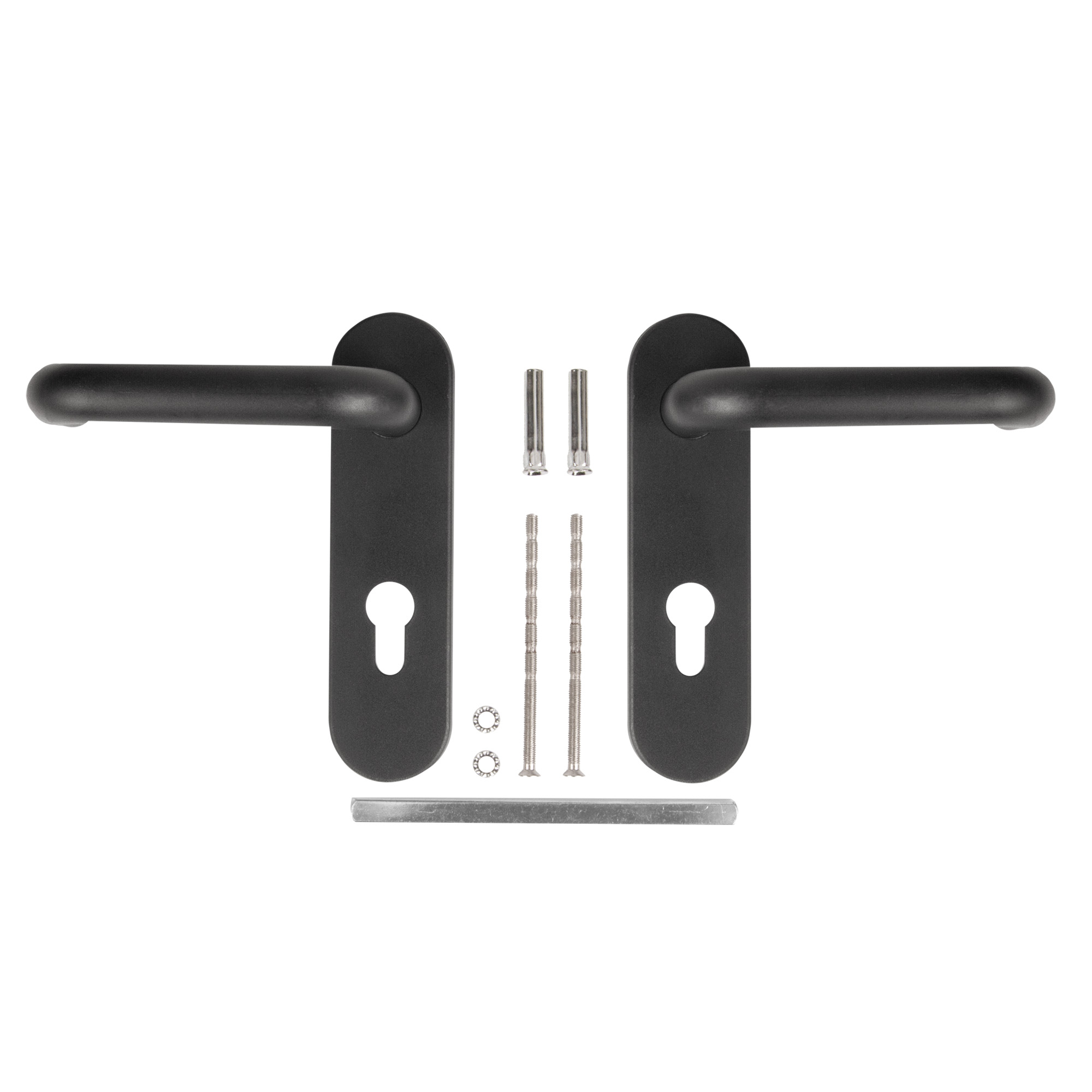 Ручка Fuaro (Фуаро) дверная FP.DH172.0433 NE (B2B) (9x140) с пружиной BL-24 черный - Вид 3