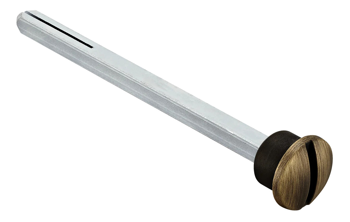 Четырехгранник LUX-SPINDLE-WC 110 CAFFE 110мм с кнопкой, цвет кофе