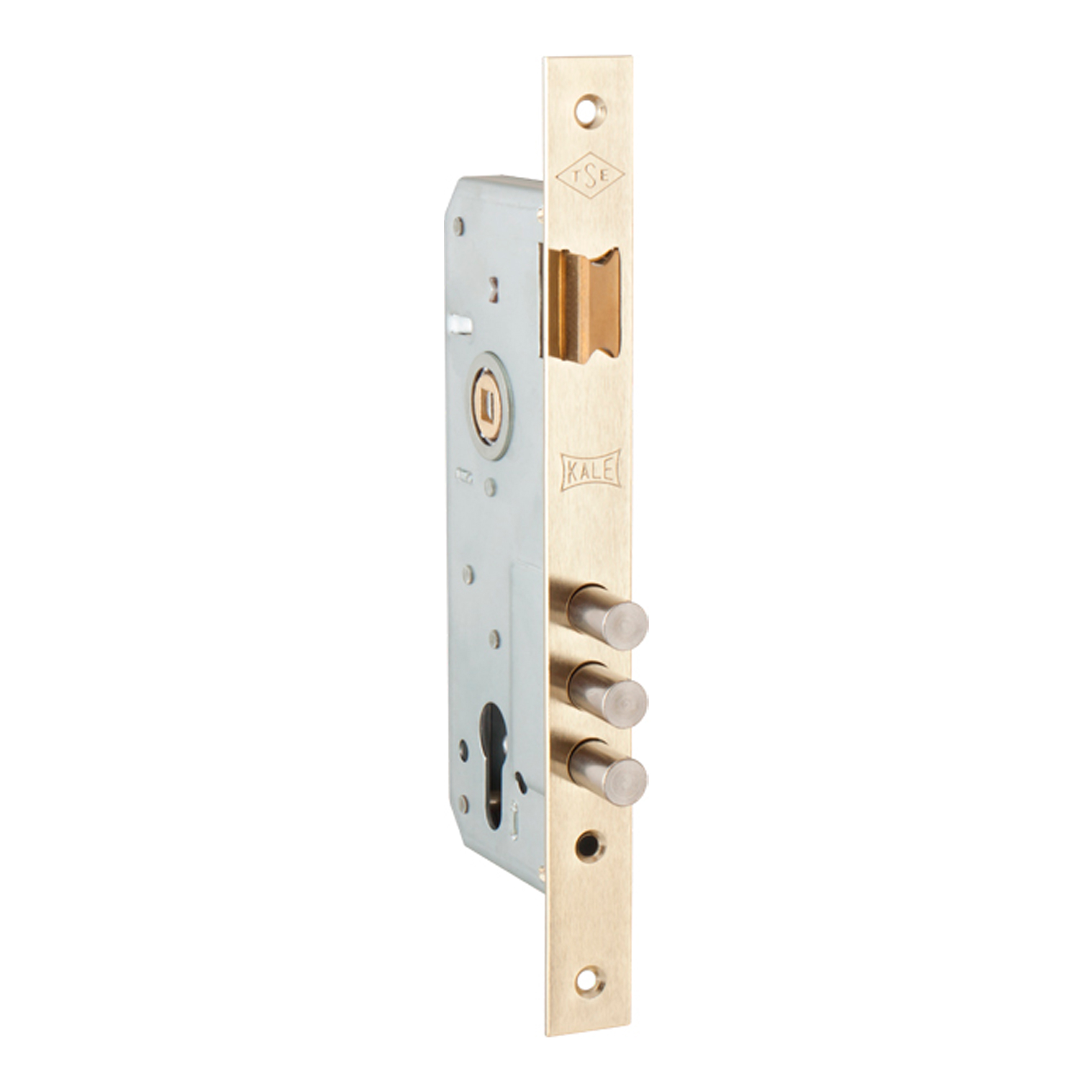 Корпус Kale kilit (Кале килит) врезного замка с защёлкой 152/3MR (45 mm) w/b (латунь) (152R4500253)