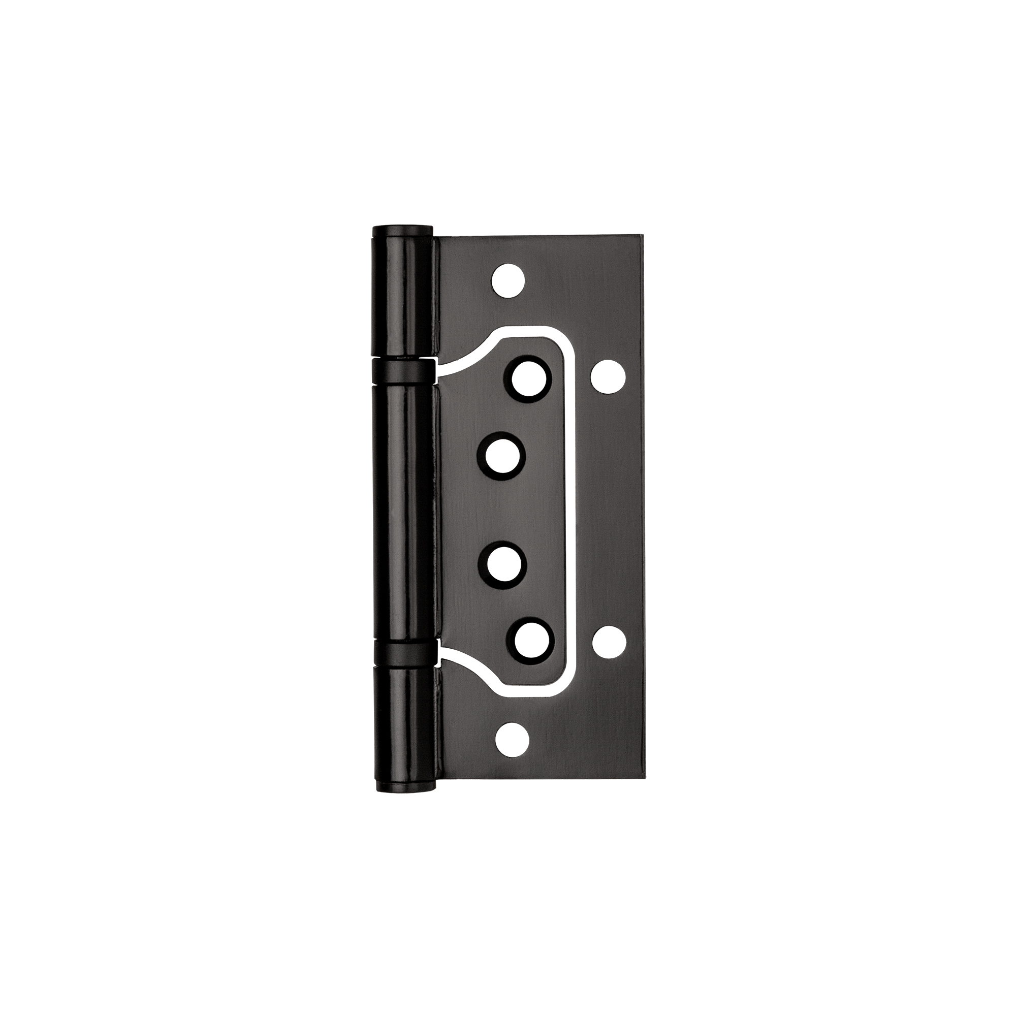 Петля Ajax (Аякс) универсальная без врезки IN4000W BL (100/P-2B 100x2,3) черный - Вид 4
