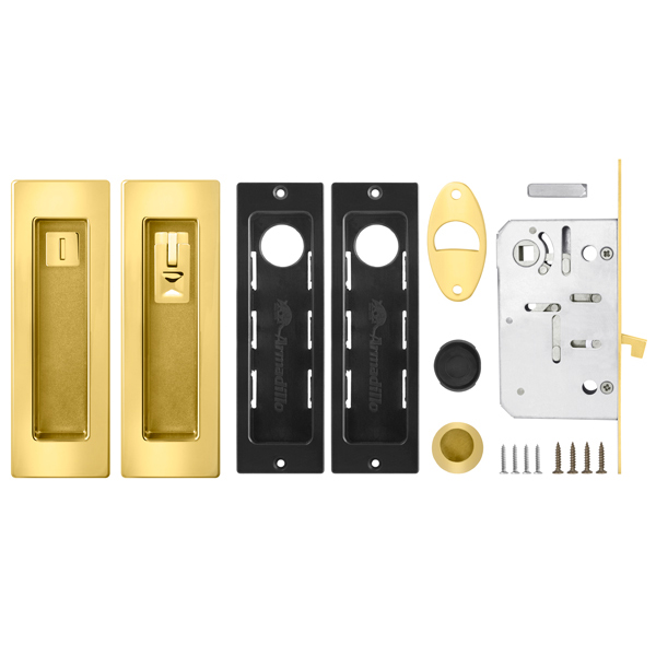 Набор Armadillo (Армадилло) для раздвижных дверей SH011 URB GOLD-24 Золото 24К - Вид 4