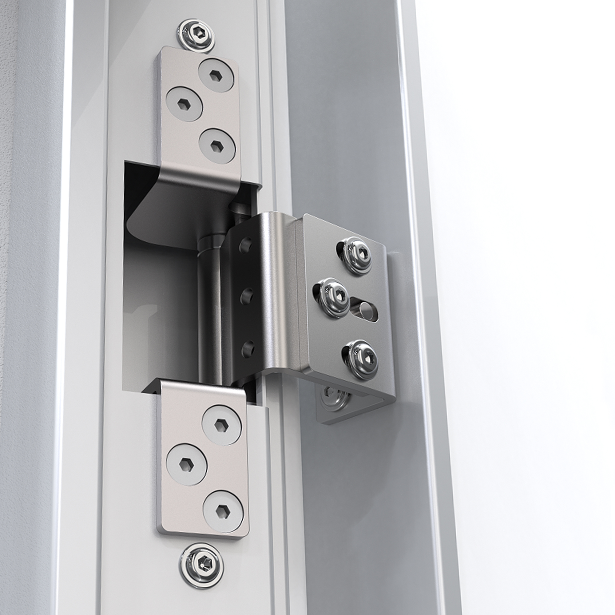 Петля Fuaro (Фуаро) скрытой установки HH-120 (hide hinge) до 120 кг (на 2 петли) (1 сорт) - Вид 3