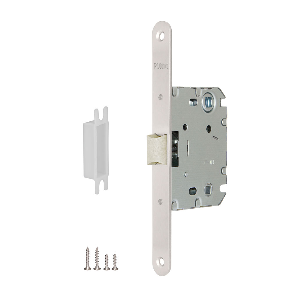 Защелка Punto (Пунто) PLASTPL70X-R20 (PL70X-R20 SN) (врезная) SN мат. никель упаковка - Вид 4