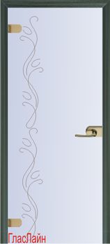 Белая стеклянная дверь Стеклянная дверь GlasLine GL-36
