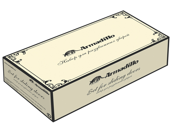 Ручка Armadillo (Армадилло) для раздвижных дверей SH.CL152.010 (SH010/CL) FG-10 французское золото - Вид 3