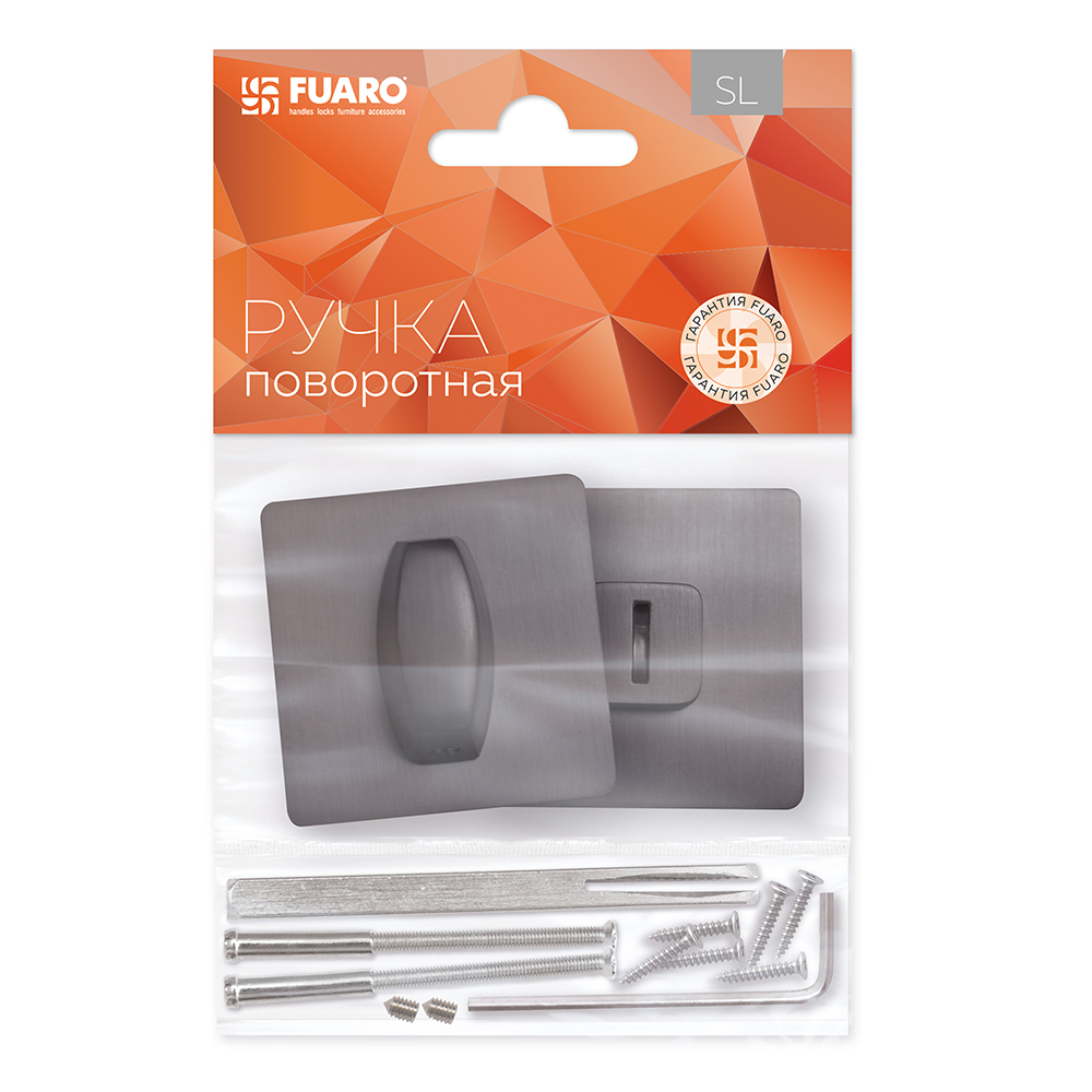 Ручка Fuaro (Фуаро) поворотная BK6.K.SL52 (BK6 SL) GR-23 графит - Вид 3