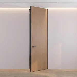 Скрытая дверь с HPL пластиком