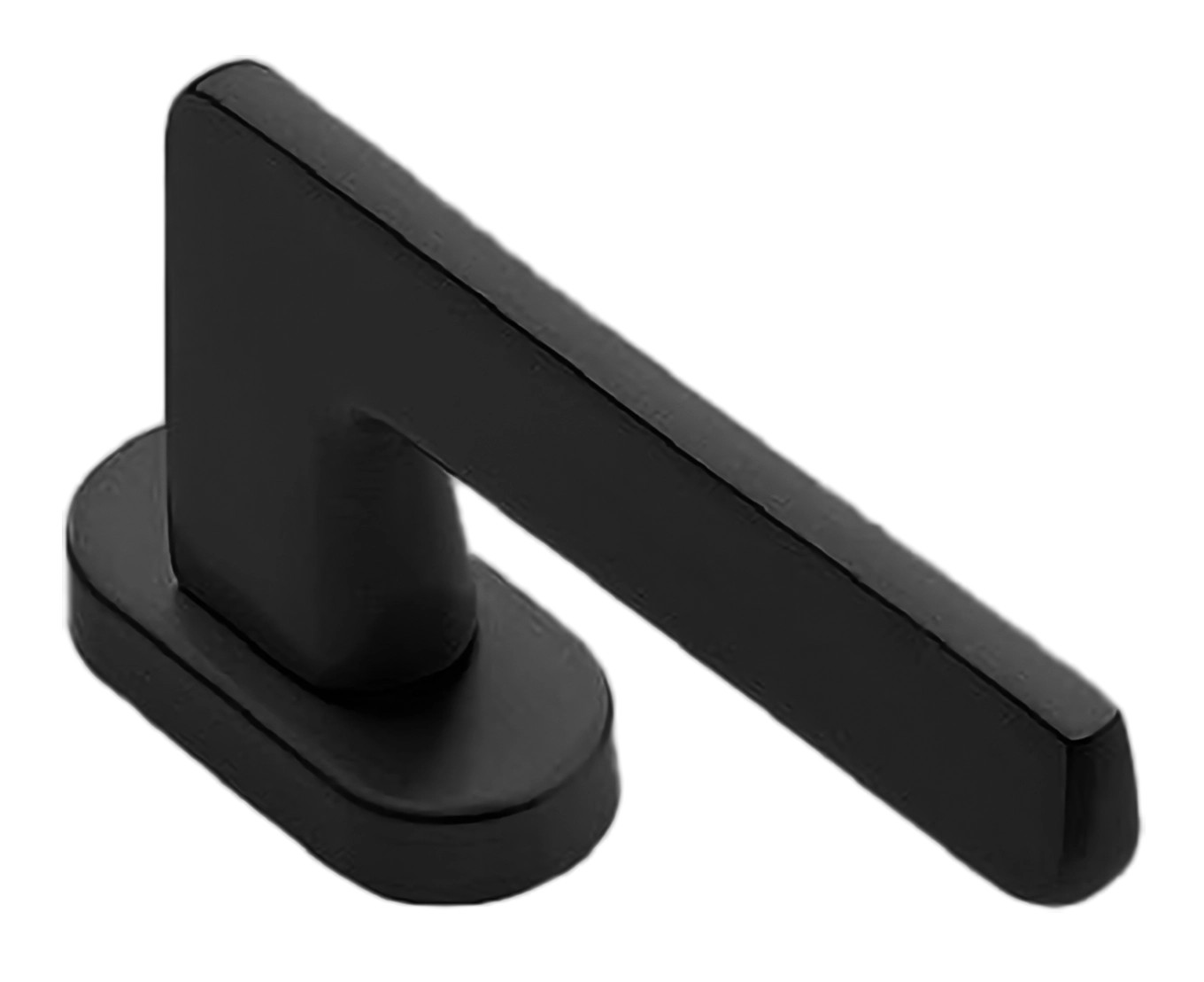 Ручка дверная ROCK W1 NERO-ST оконная с 4-х позицион. механизмом цвет черный soft touch