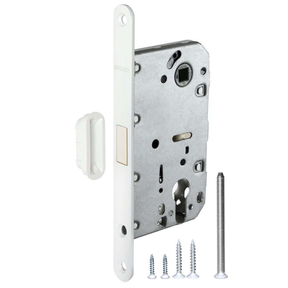 Корпус Fuaro (Фуаро) врезного замка MAGNM85C-50 (M85C-50) WH белый