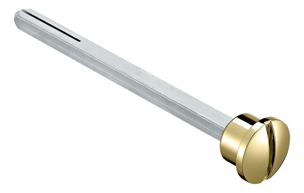 Четырехгранник LUX-SPINDLE-WC 110 OTL 110мм с кнопкой, цвет золото
