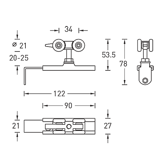 Изделие Комплект роликов AY8315A - Вид 2