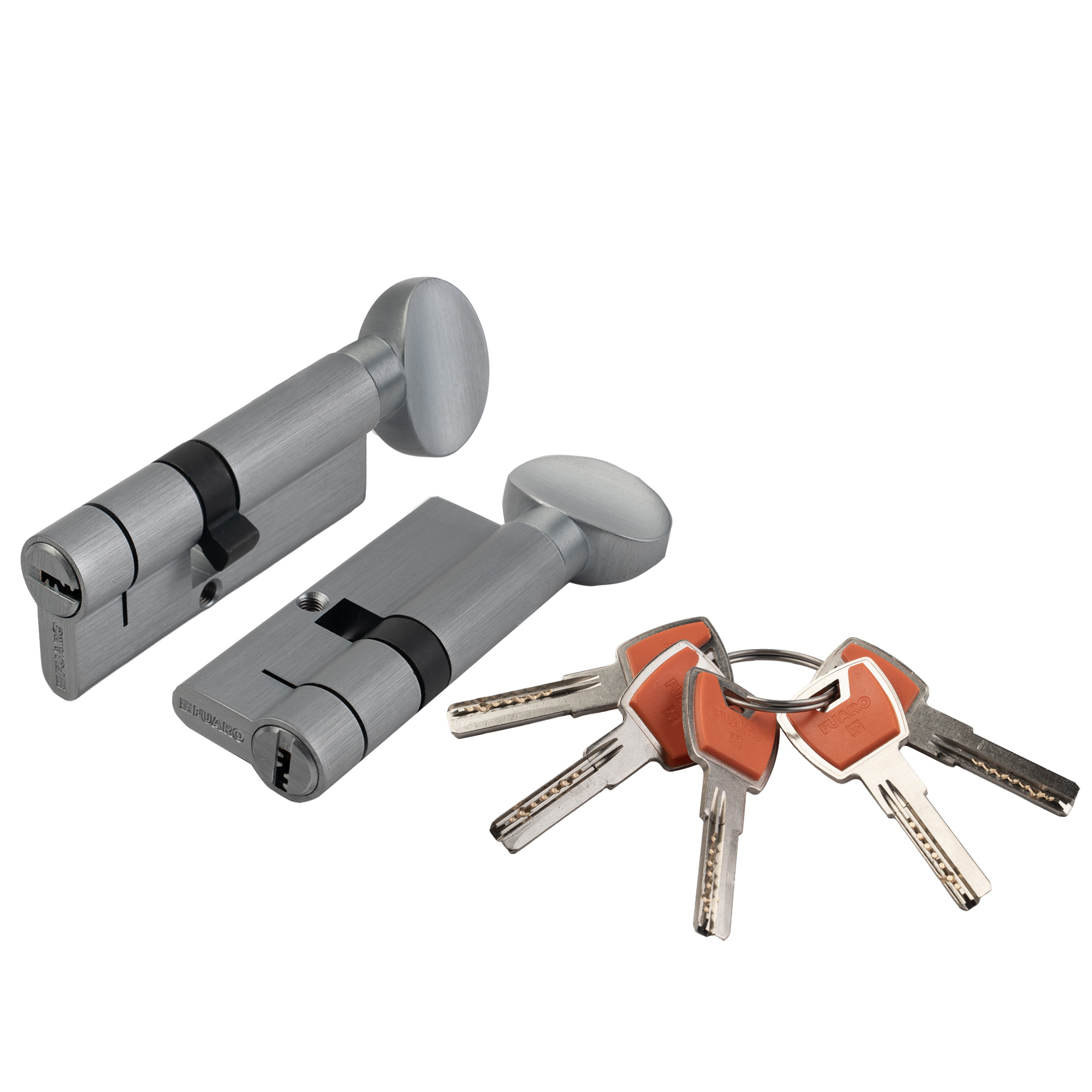 Цилиндровый Fuaro (Фуаро) механизм 3 класса безопасности G-PRO5002 Knob 80 (40+10+30) SSC 5Key