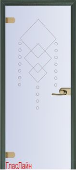Стеклянная дверь GlasLine GL-3 для гардеробной