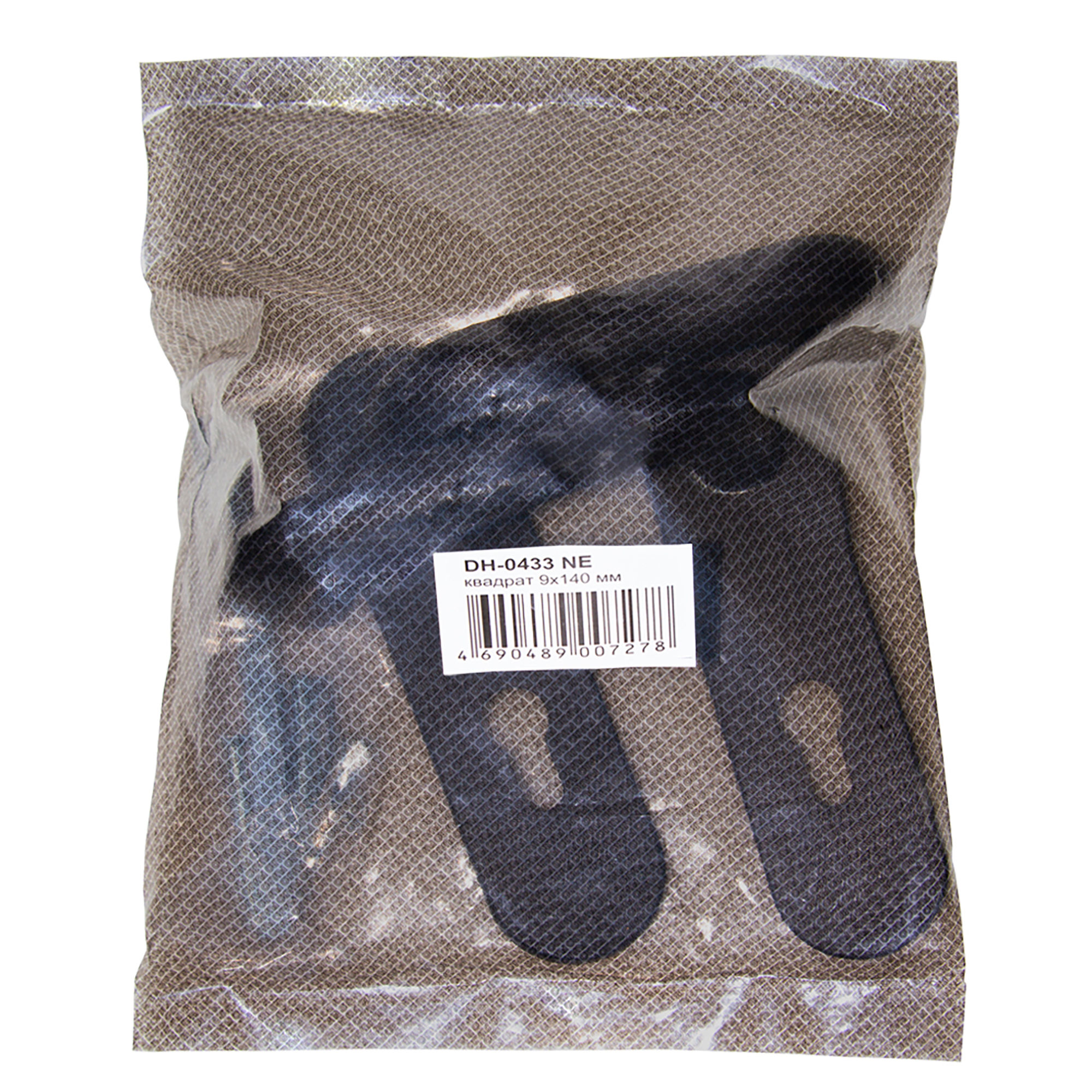 Ручка Fuaro (Фуаро) дверная FP.DH172.0433 NE (DH-0433 NE) (9x140) с пружиной BL-24 черный - Вид 3