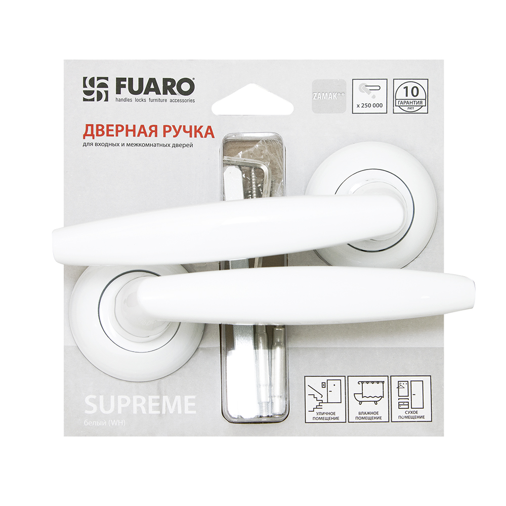 Ручка Fuaro (Фуаро) раздельная SUPREME RM/HD WH-19 - Вид 2