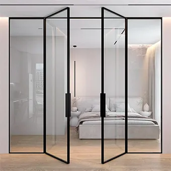 Стеклянная дверь Лофт