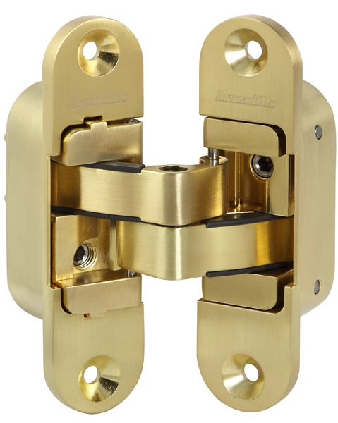 Петля Armadillo (Армадилло) скрытой установки U3D6200L SG левая (Architect 3D-ACH 60) мат. золото 60 кг