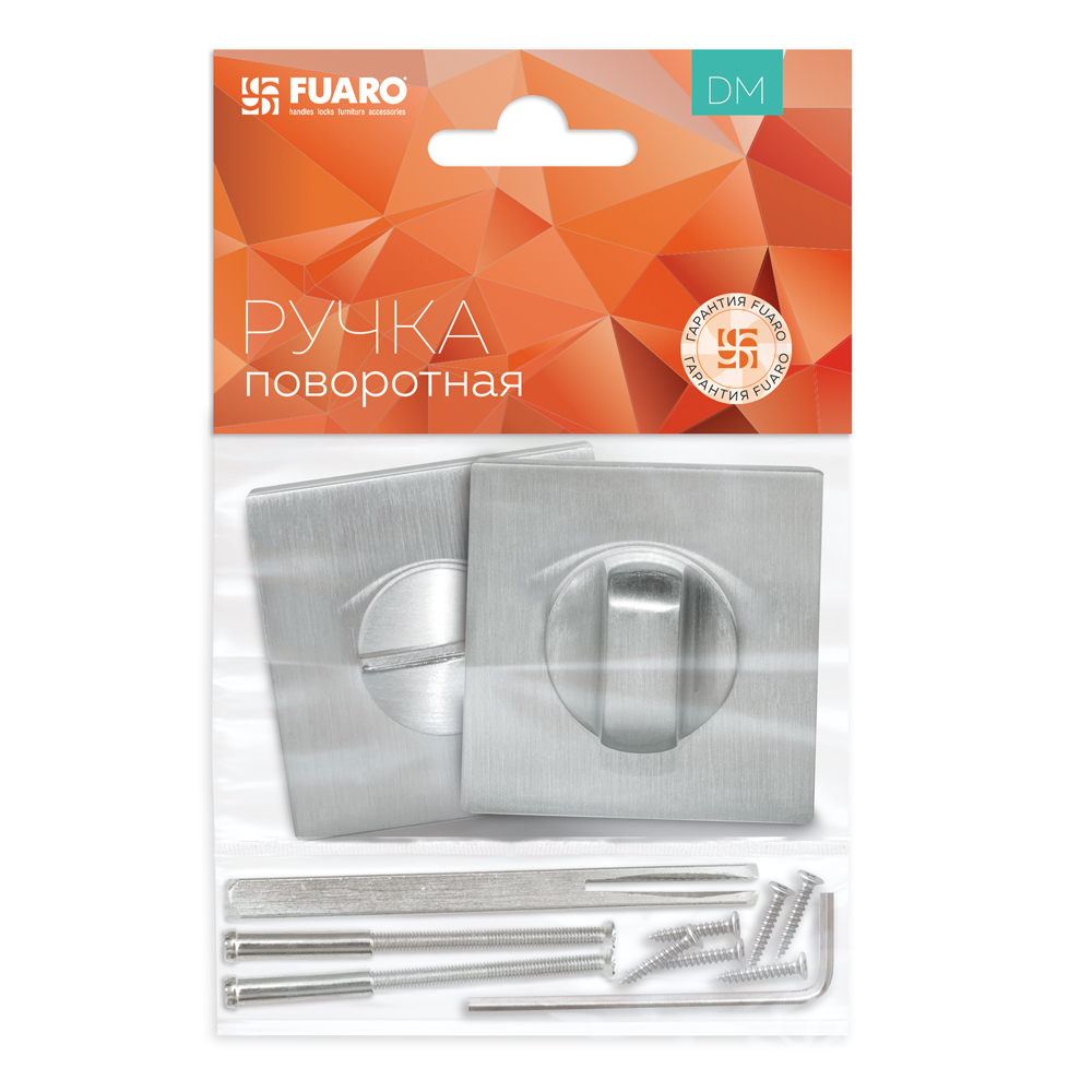 Ручка Fuaro (Фуаро) поворотная BK6.K.DM51 (BK6 DM) SSC-16 сатинированный хром - Вид 2