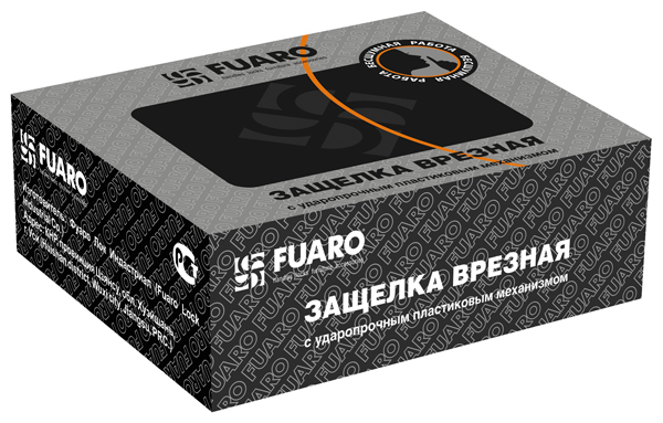 Защелка Fuaro (Фуаро) врезная PLASTP22-45-25 AB бронза - Вид 3
