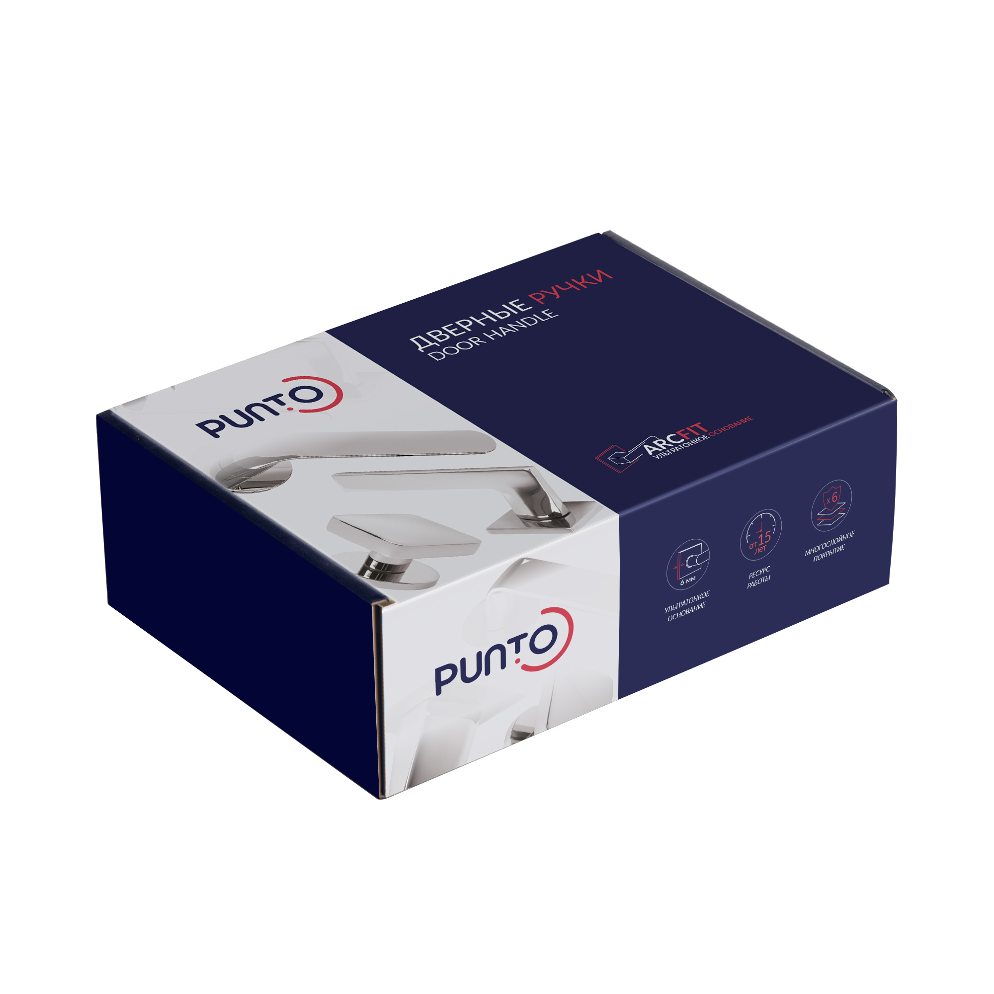 Ручка Punto (Пунто) раздельная K.ARC.Q52.TERRA BL-24 черный - Вид 3