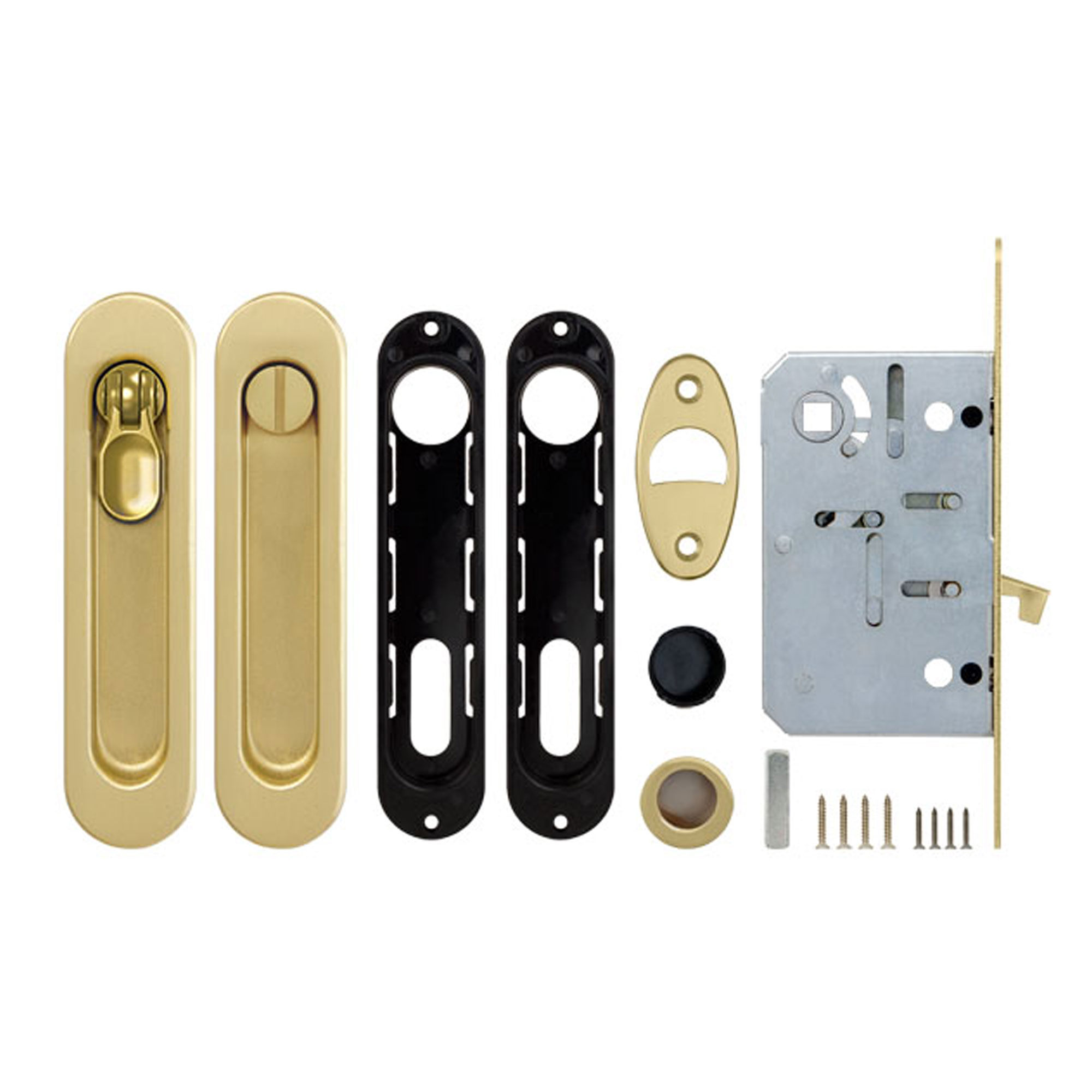 Набор Armadillo (Армадилло) для раздвижных дверей SH.LD152.KIT011-BK (SH011-BK) SG-1 матовое золото - Вид 4