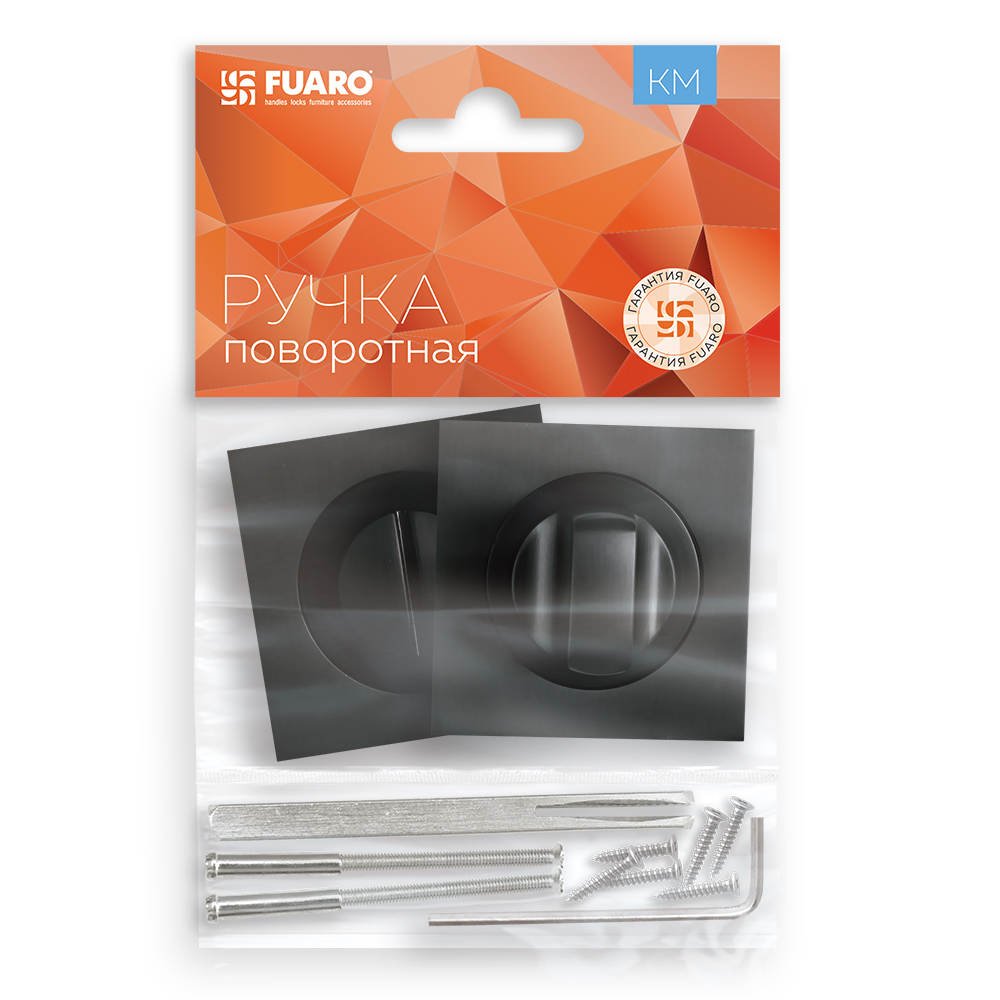 Ручка Fuaro (Фуаро) поворотная BK6.K.KM52 (BK6 KM) BL-24 черный - Вид 2