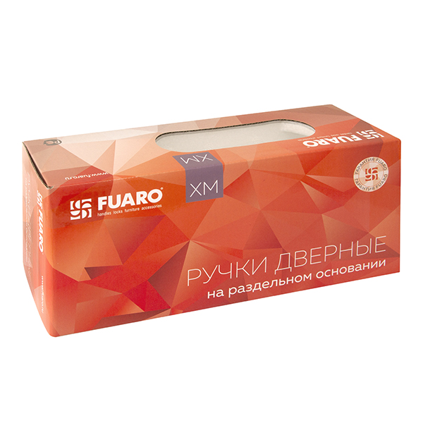 Ручка Fuaro (Фуаро) раздельная K.XM52.DENVER (DENVER XM) SSC/CP-16 сатинированный хром/хром - Вид 3