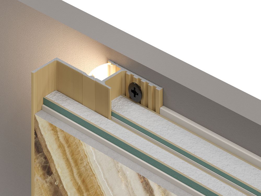 Теневая рейка LACONISTIQ MULTILEVEL NEW под подсветку - Вид 9