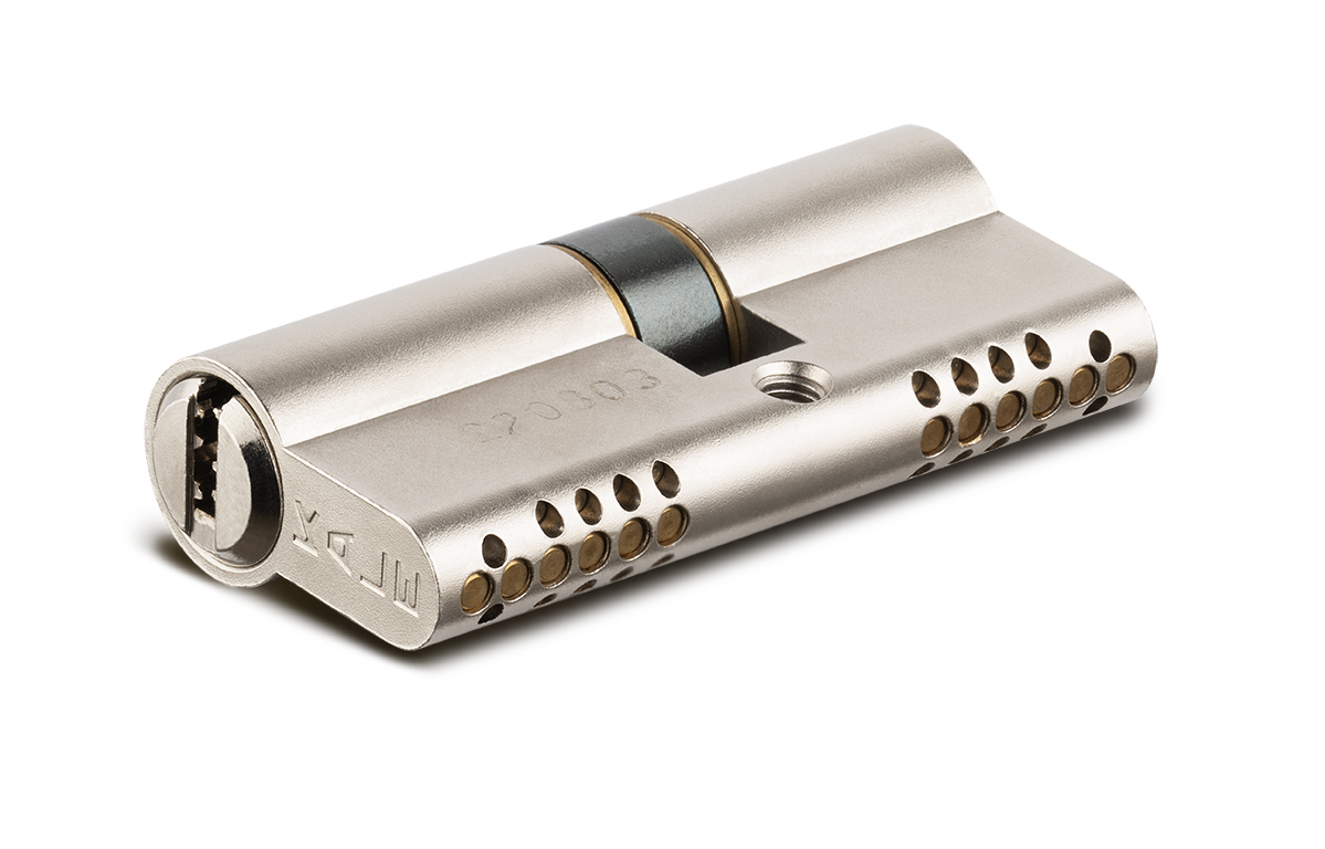 Цилиндровый Kale kilit (Кале килит) механизм 164 OBS SNE/80 (30+10+40) mm никель 5 кл. new - Вид 3