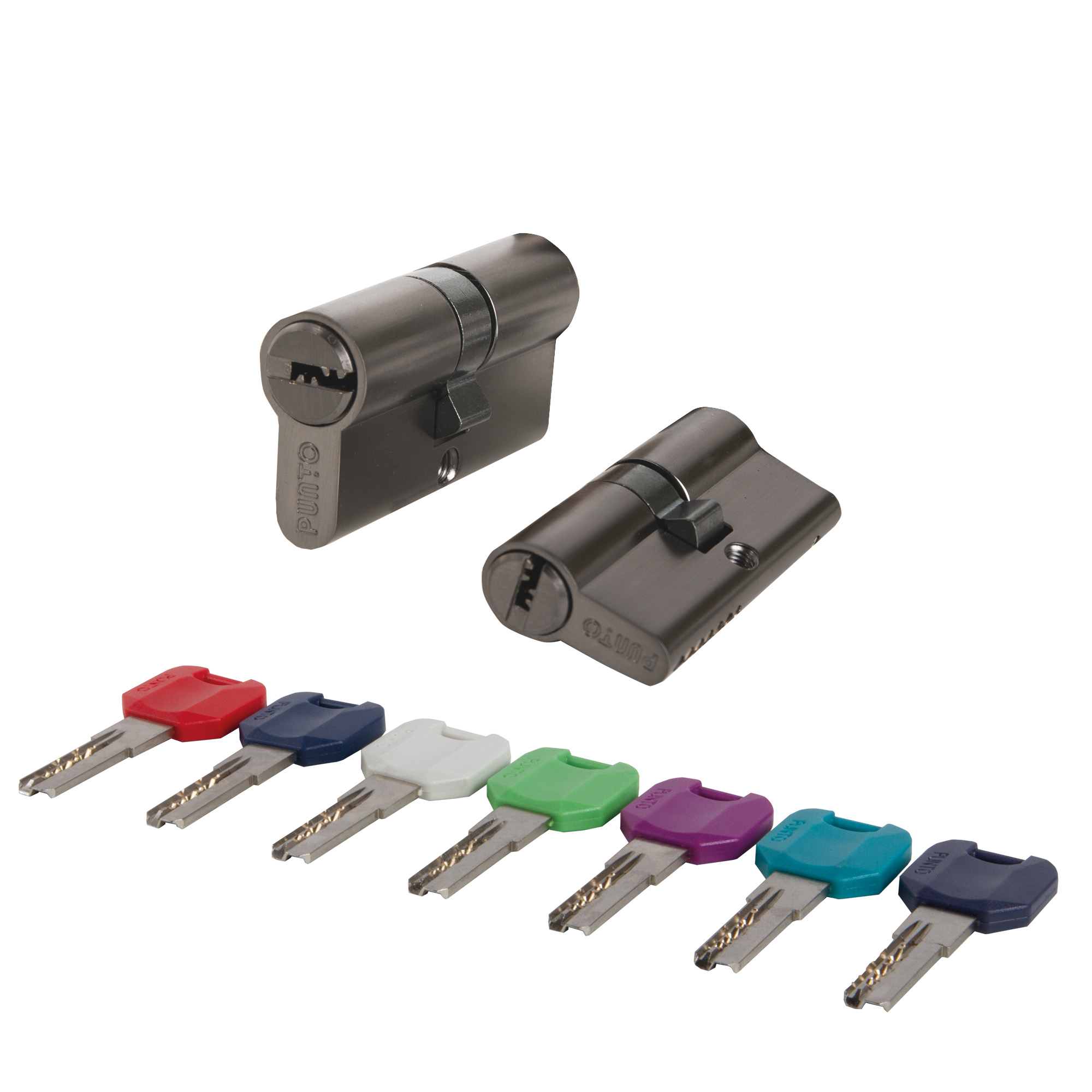 Цилиндровый Punto (Пунто) механизм MaxPro7000Key 52mm (21+10+21) GR графит 7key