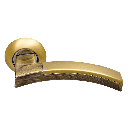 Ручка межкомнатная Lirado 132 S.GOLD/ANT.BRONZE