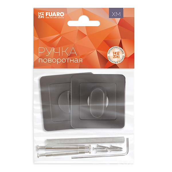 Ручка Fuaro (Фуаро) поворотная BK6.K.XM52 (BK6 XM) BL-24 черный - Вид 2