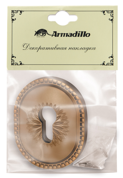 Накладка Armadillo (Армадилло) на цилиндр ESC.C.CL/OV (ET-DEC CL) BB-17 коричневая бронза - Вид 3