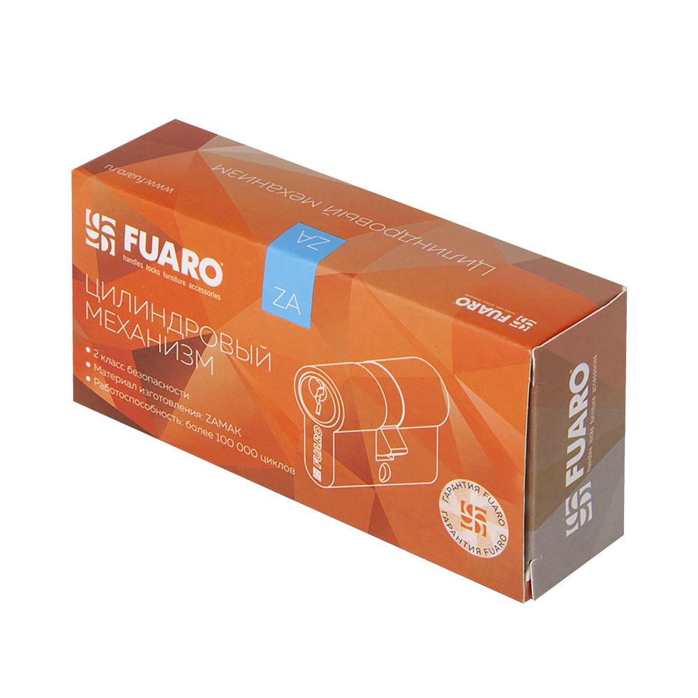 Цилиндровый Fuaro (Фуаро) механизм (100 ZA/60) 1000ZAKey60(25+10+25) AB бронза 5Key - Вид 3