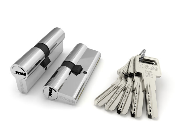 Цилиндровый Fuaro (Фуаро) механизм R600/70 mm-BL (30+10+30) CP хром 5 кл. БЛИСТЕР