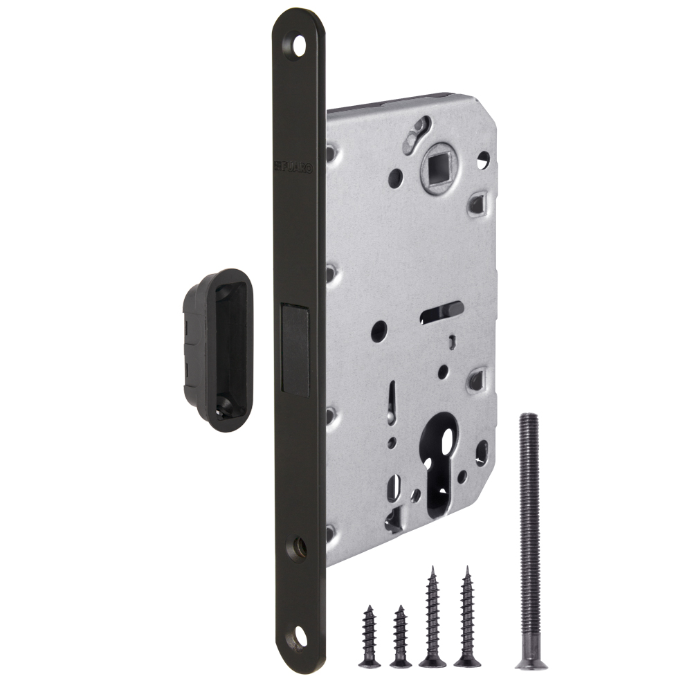 Корпус Fuaro (Фуаро) врезного замка MAGNM85C-50 (M85C-50) BL черный
