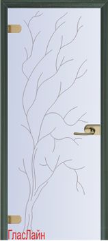 Стеклянная дверь GlasLine GL-4 для гардеробной