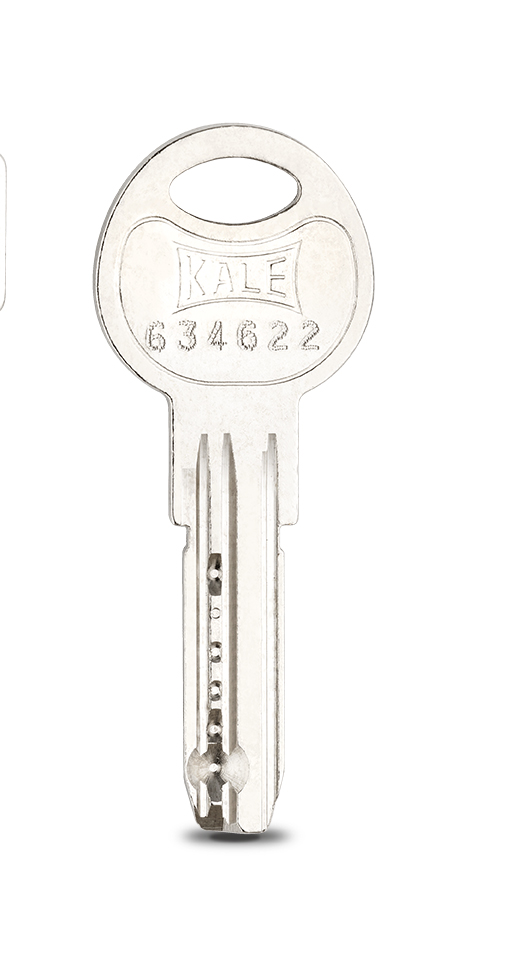 Цилиндровый механизм Kale kilit (Кале килит) с вертушкой 164 SM/68 (26+10+32) mm упк.БЛИСТЕР никель 5 кл. - Вид 3