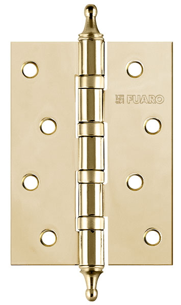 Петля Fuaro (Фуаро) универсальная IN4400UA-BL PB (4BB/A/BL 100x75x2,5) латунь БЛИСТЕР