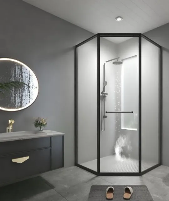 03 Душевая кабина с раздвижной системой дверей