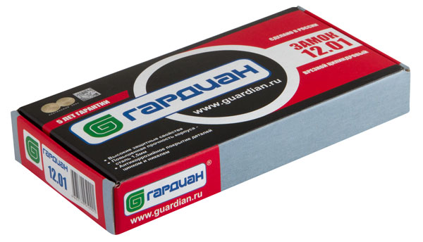 Корпус Guardian (Гардиан) врезного замка ЗВ 12.01 /123:32/ - Вид 3