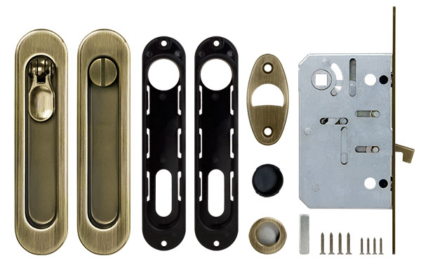 Набор Armadillo (Армадилло) для раздвижных дверей SH.LD152.KIT011-BK (SH011-BK) AB-7 бронза - Вид 4