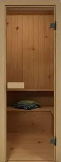 Дверь для бани прозрачная